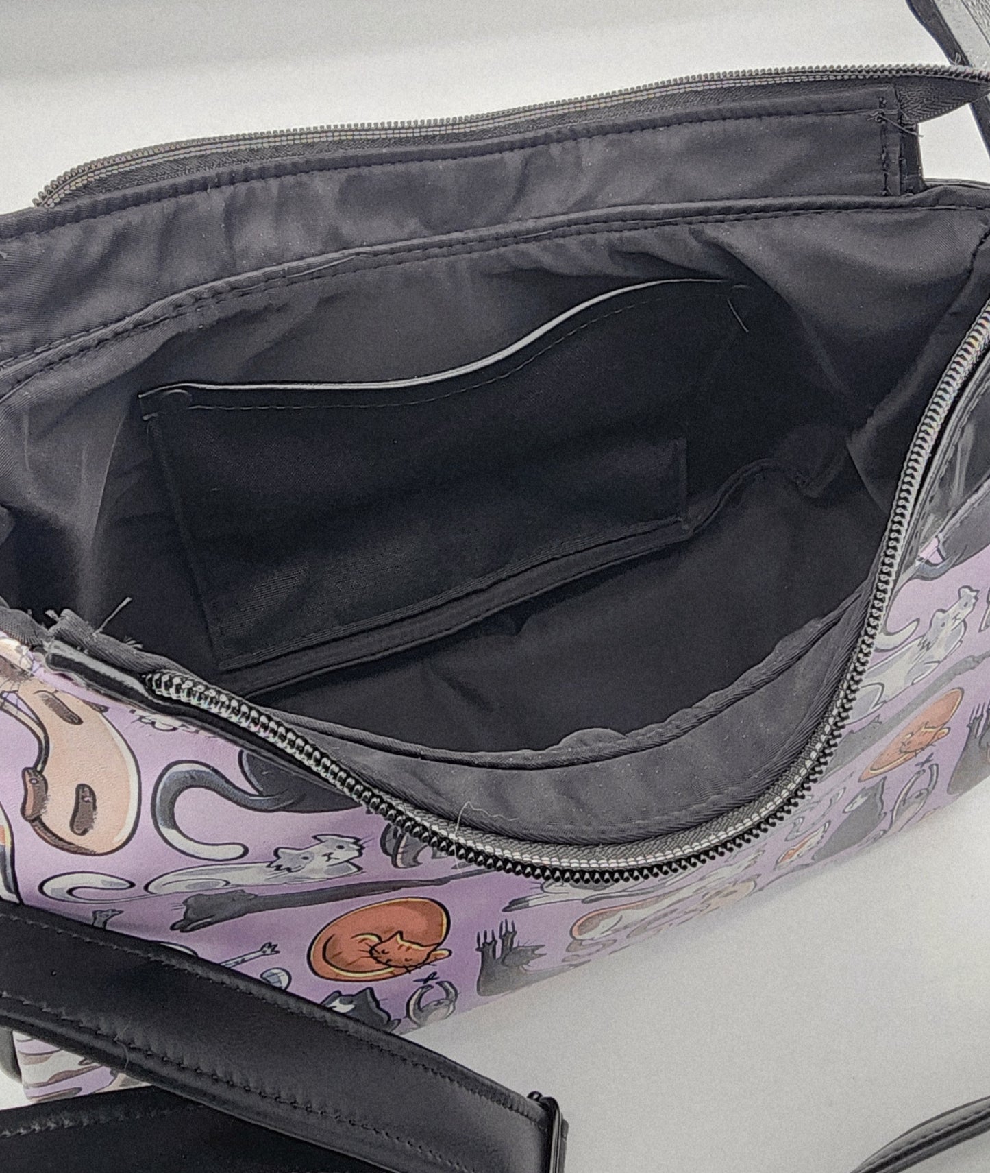 Annabella Crossbody - Cats with Black Accent