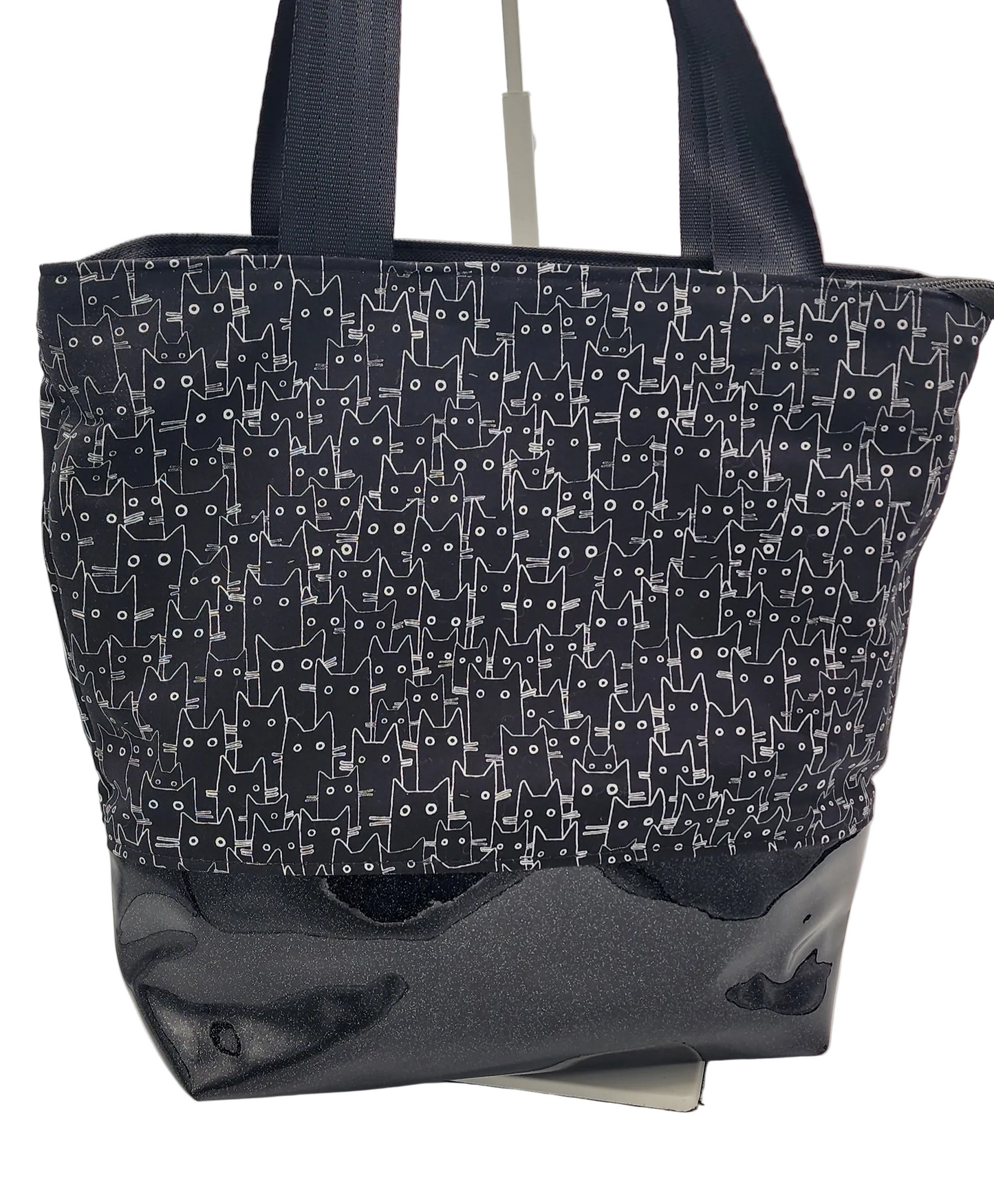 Tuesday Tote - Black Cats (Cotton)
