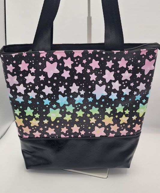 Tuesday Tote - Pastel Stars (Vinyl)