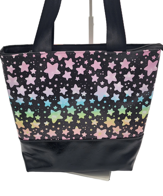Tuesday Tote - Pastel Stars (Vinyl)