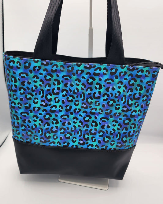 Tuesday Tote - Galaxy Leopard Hazel (Vinyl)
