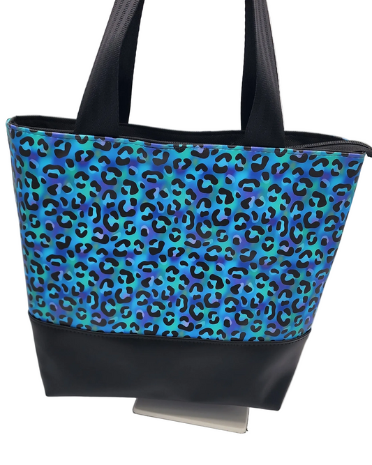 Tuesday Tote - Galaxy Leopard Hazel (Vinyl)
