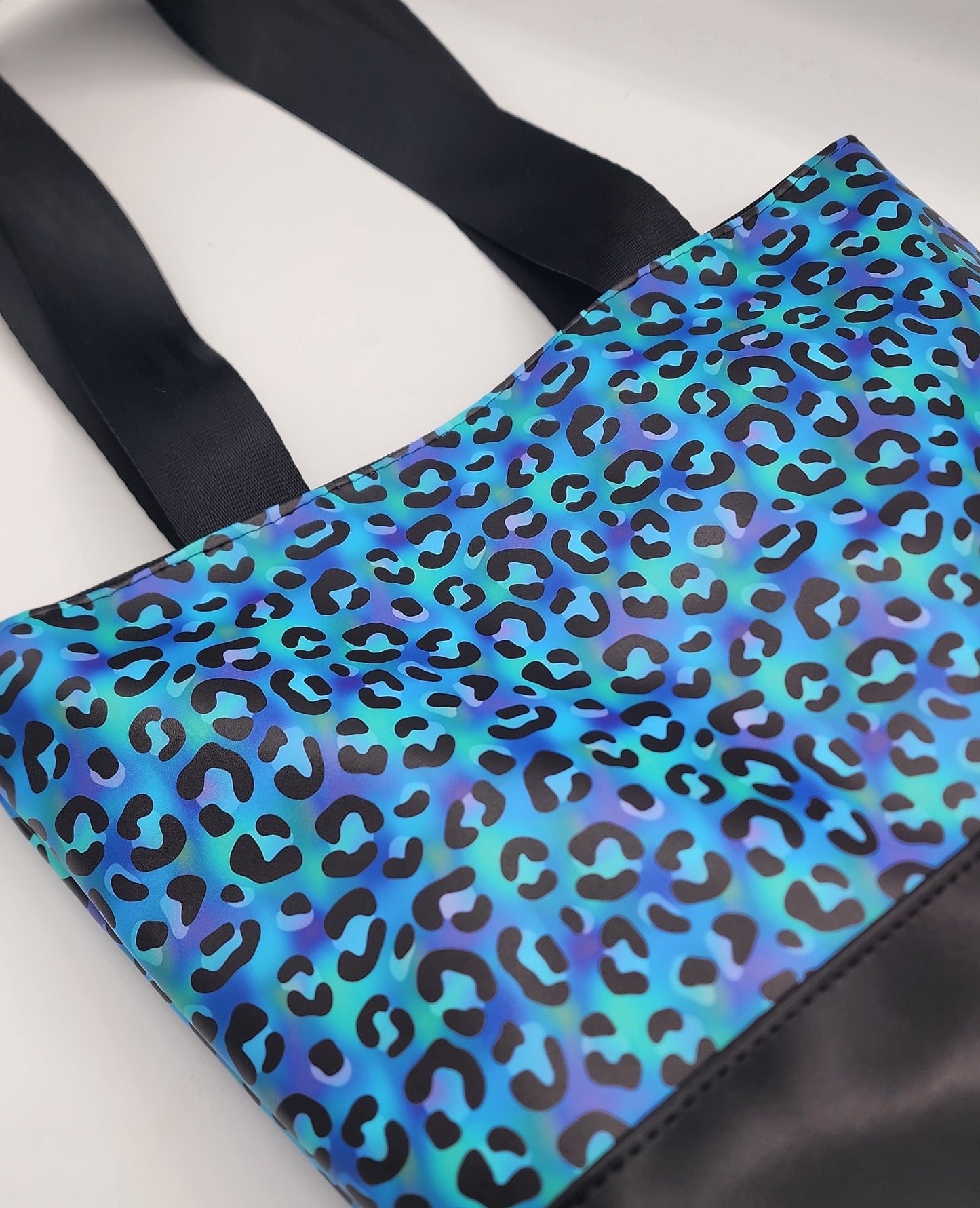 Tuesday Tote - Galaxy Leopard Hazel (Vinyl)