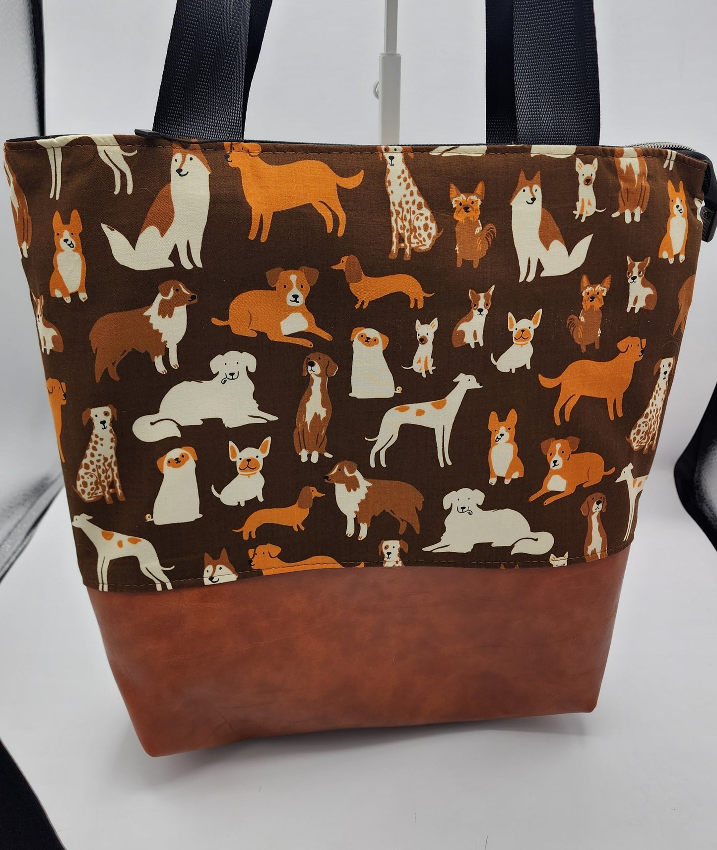 Tuesday Tote - Dog Park on Brown