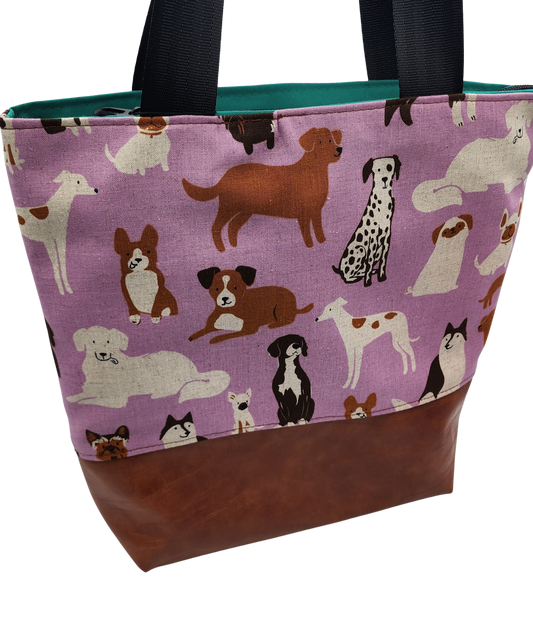 Tuesday Tote - Dog Park Lavender