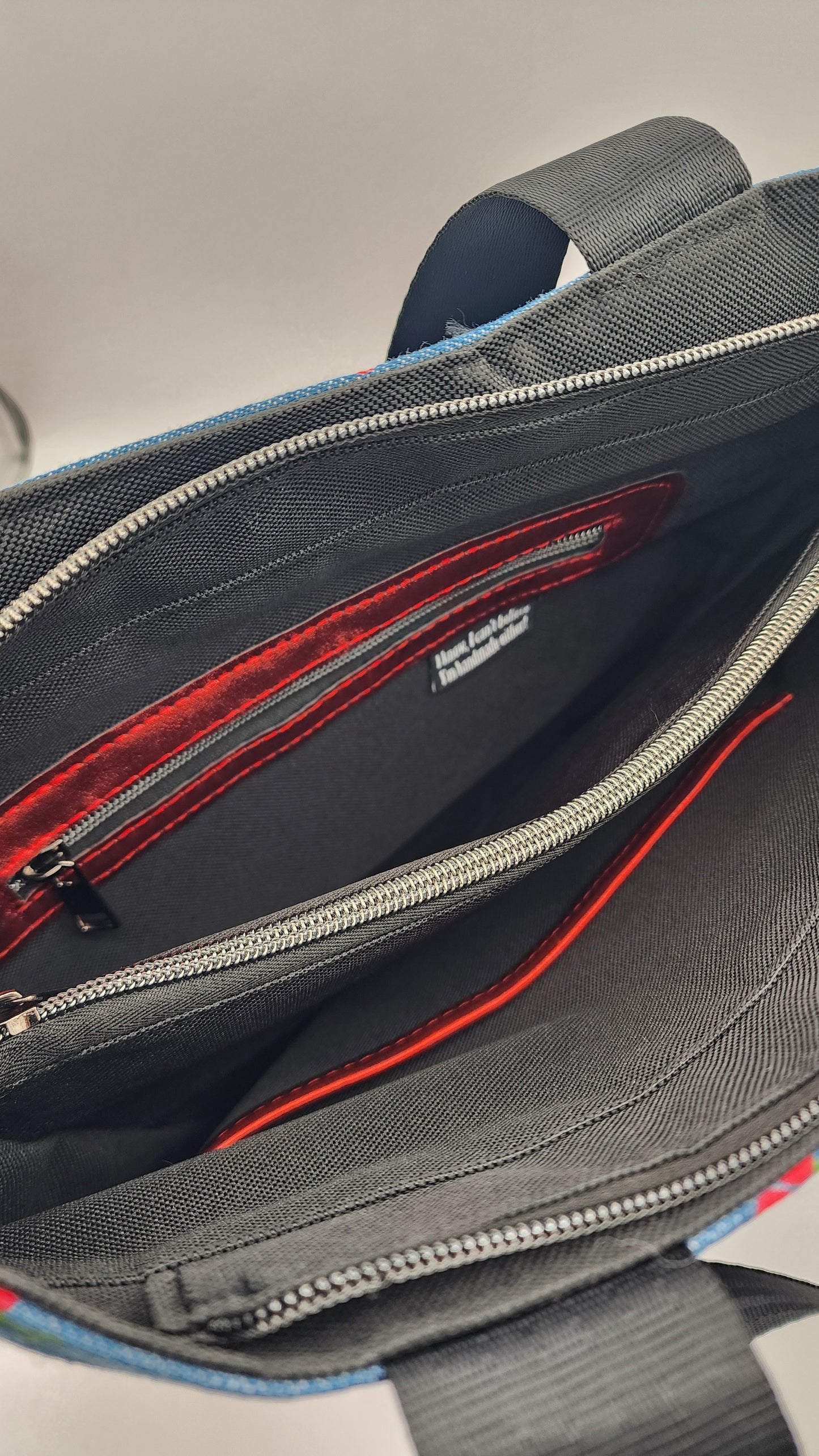 Tuesday Tote - Denim with Cherries