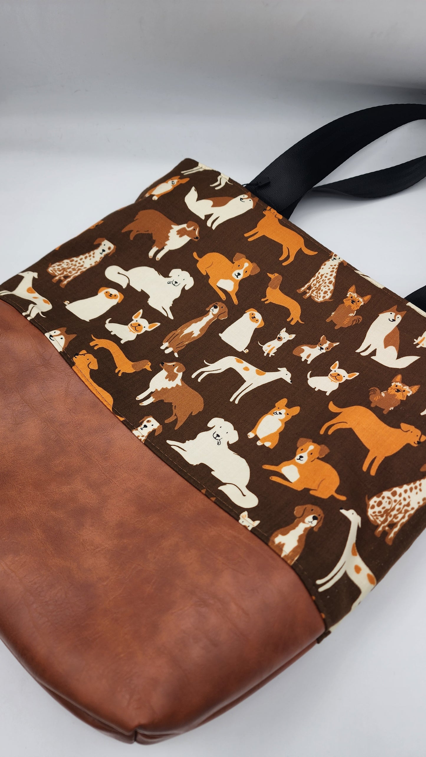 Tuesday Tote - Dog Park on Brown