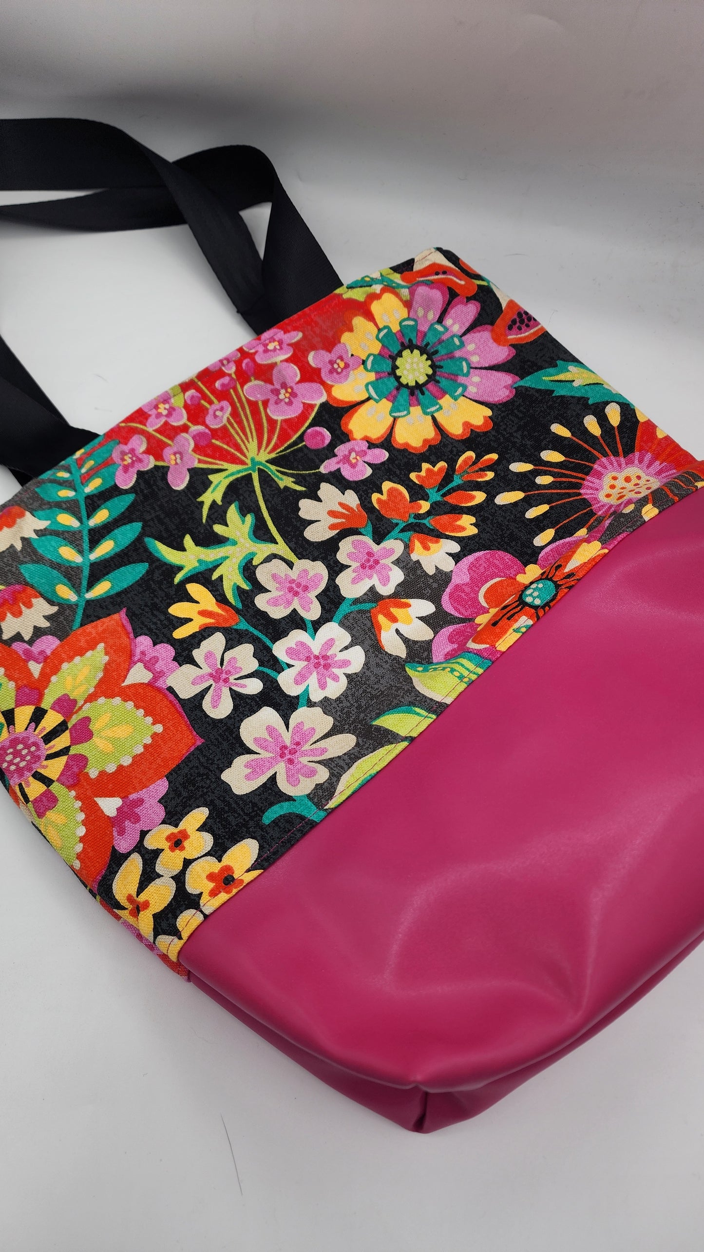 Tuesday Tote - Floral Canvas