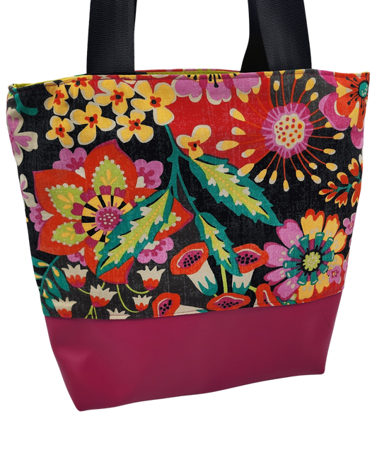 Tuesday Tote - Floral Canvas