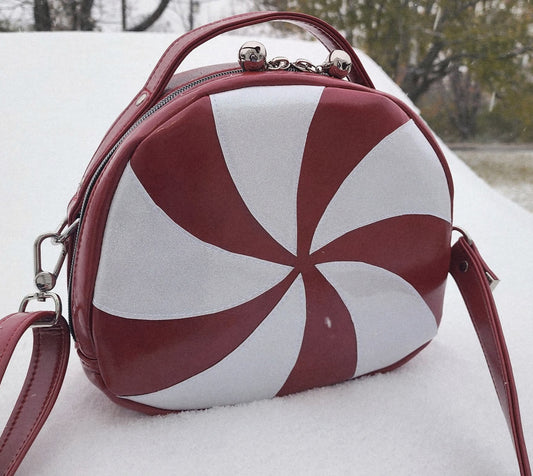 Hugo Crossbody Bag - Red Peppermint